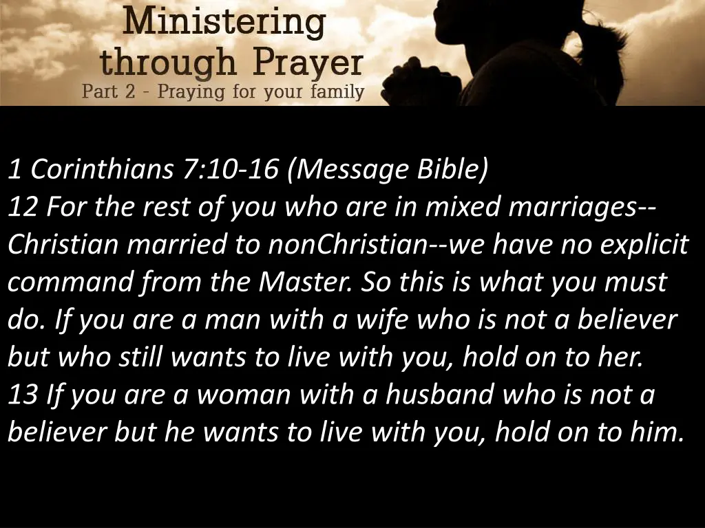 1 corinthians 7 10 16 message bible 1