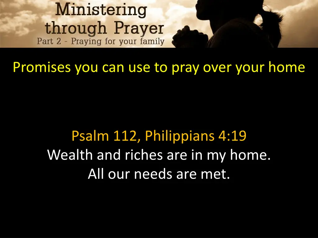 promises you can use to pray over your home 1