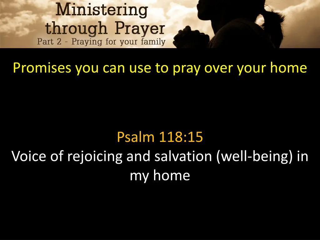 promises you can use to pray over your home 2