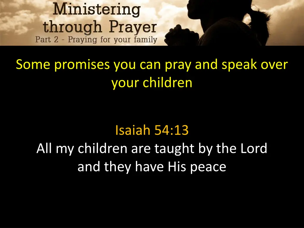 some promises you can pray and speak over your 1