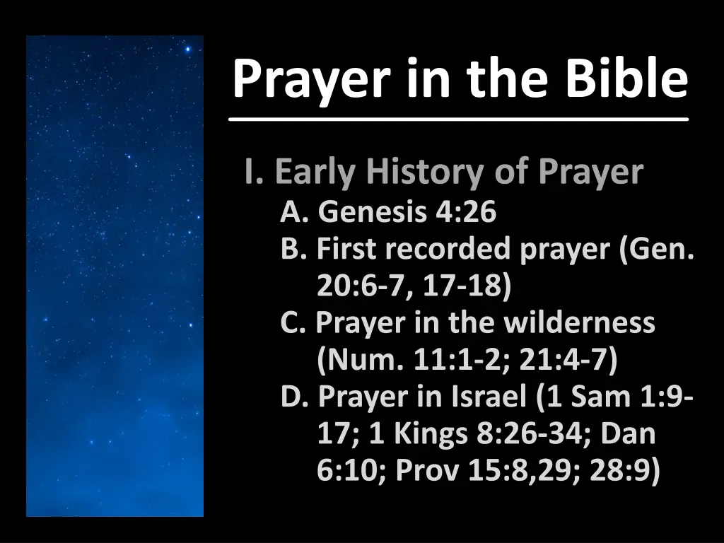 prayer in the bible