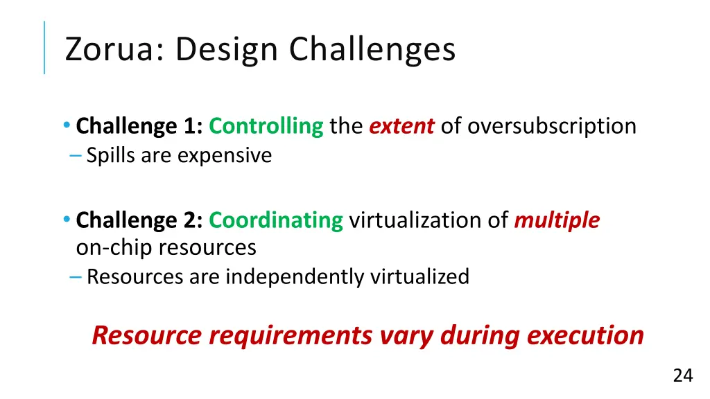 zorua design challenges