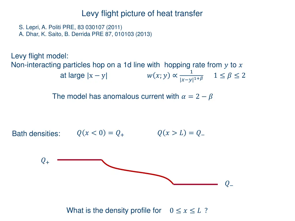 levy flight picture of heat transfer