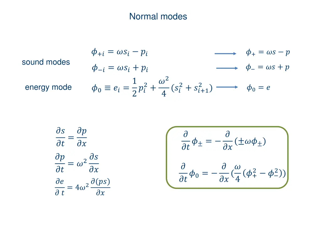 normal modes