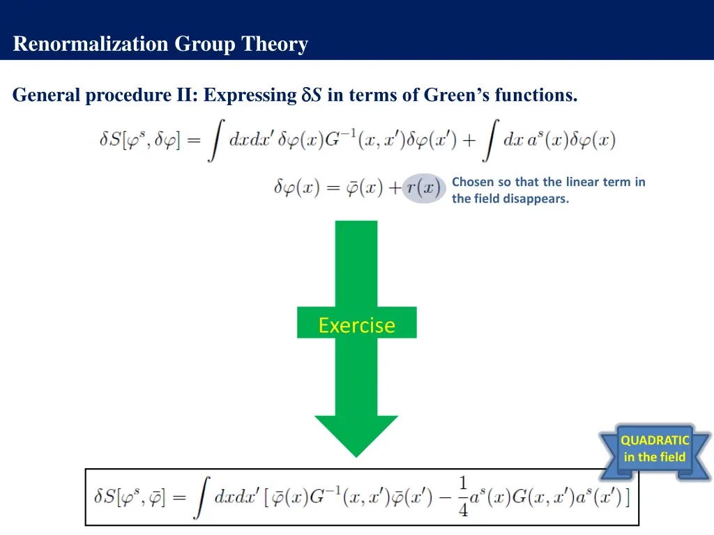 renormalization group theory 2