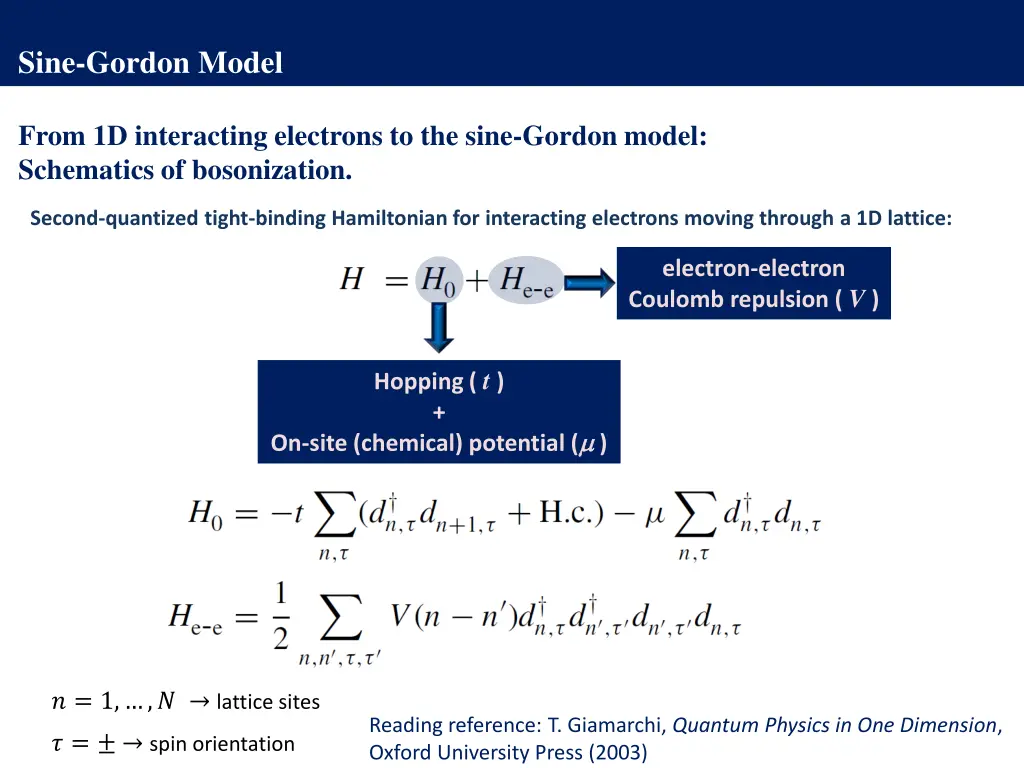 sine gordon model 1