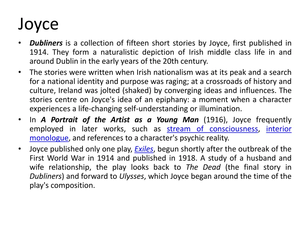 joyce dubliners is a collection of fifteen short