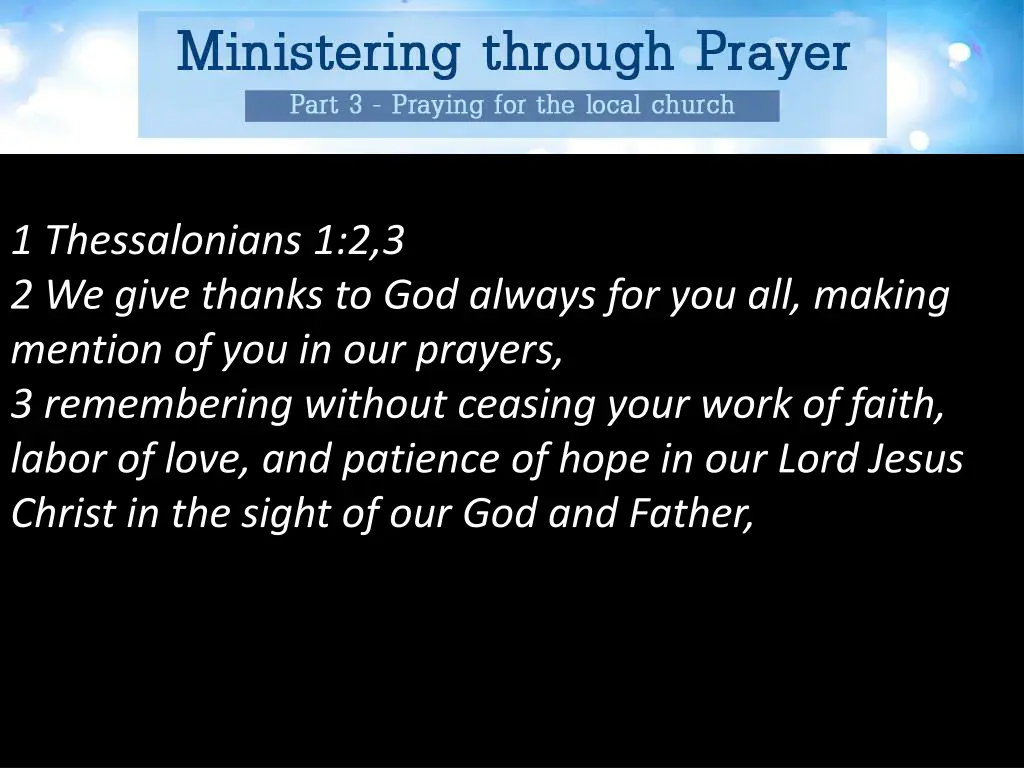 1 thessalonians 1 2 3 2 we give thanks