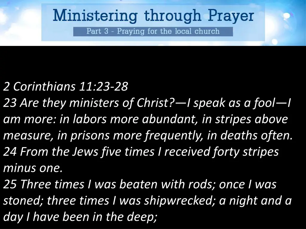 2 corinthians 11 23 28 23 are they ministers