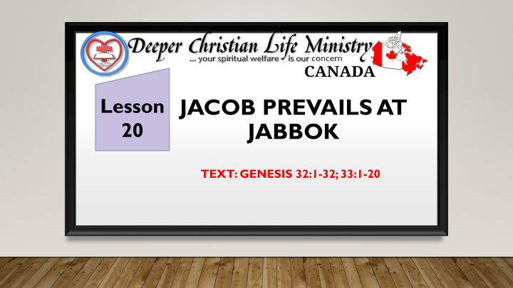 jacob prevails at jabbok