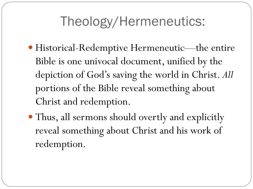 theology hermeneutics