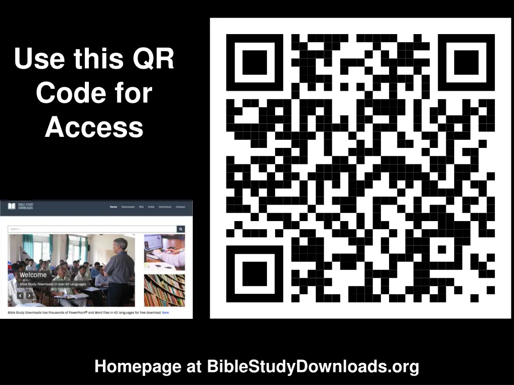 use this qr code for access