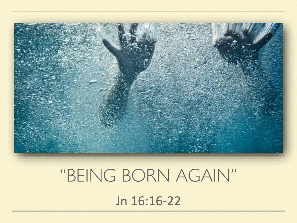 being born again