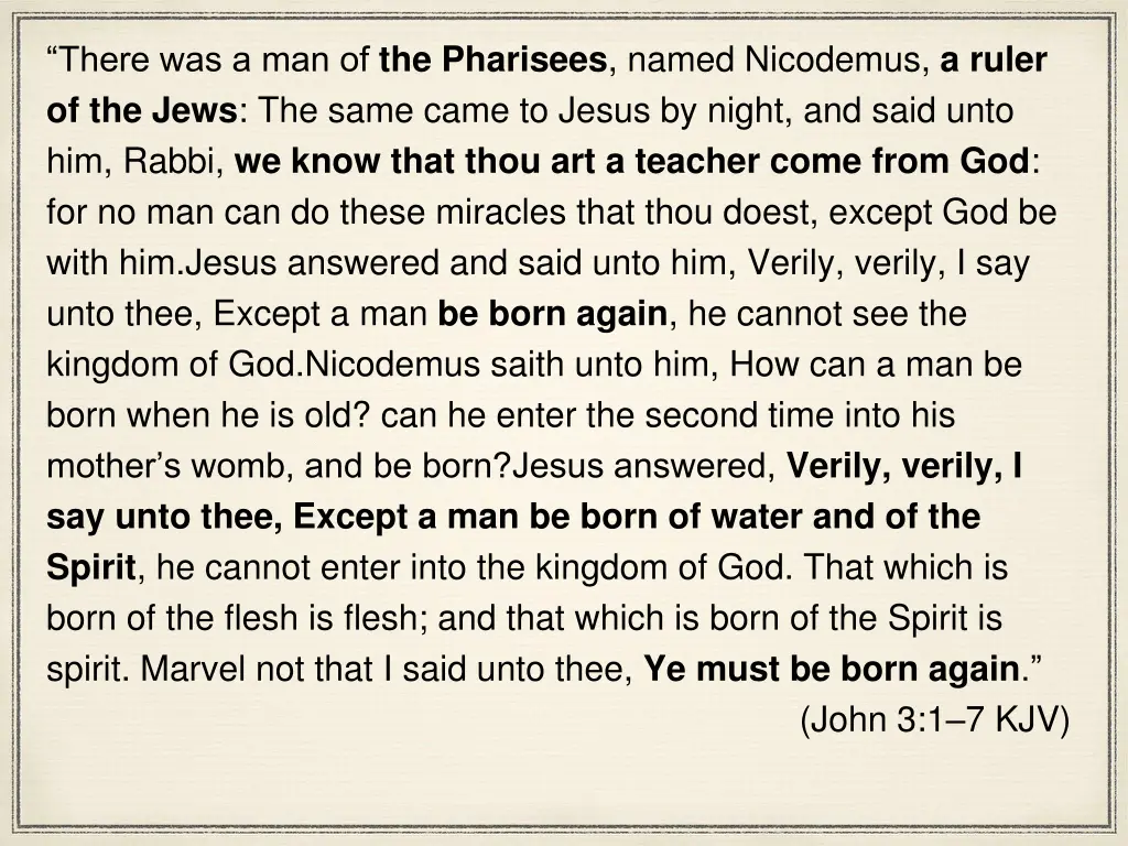 there was a man of the pharisees named nicodemus