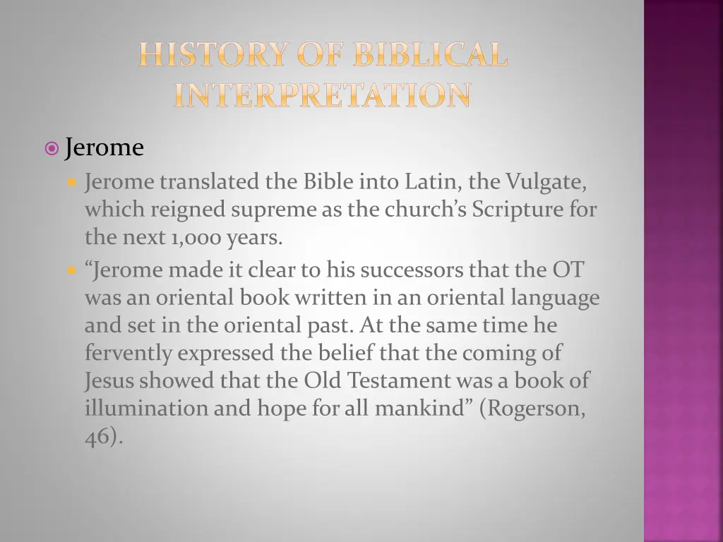 history of biblical interpretation 3