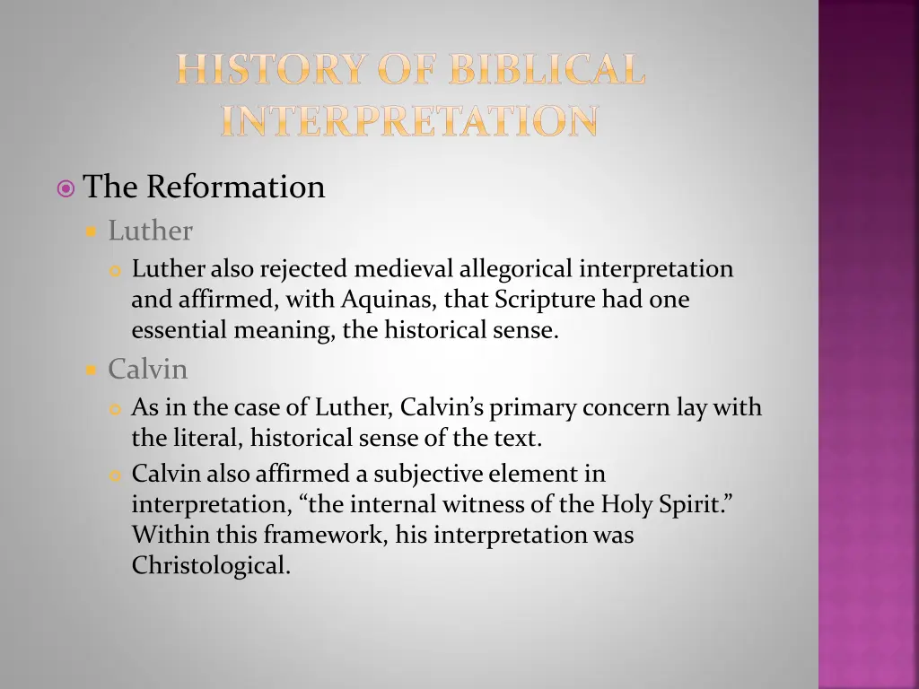 history of biblical interpretation 6