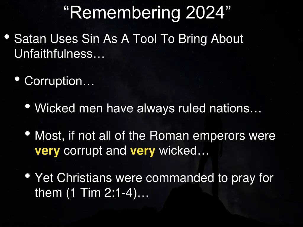 remembering 2024 satan uses sin as a tool