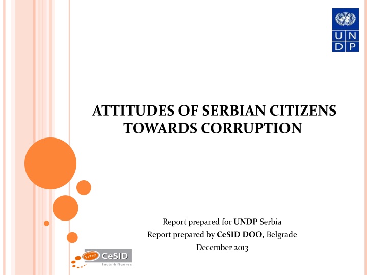 attitudes of serbian citizens towards corruption