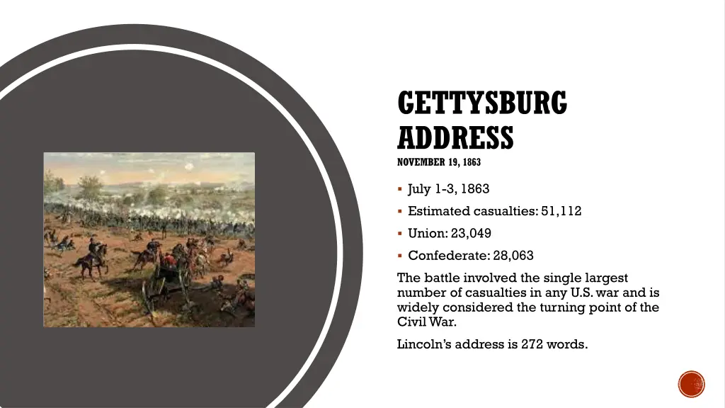 gettysburg address november 19 1863