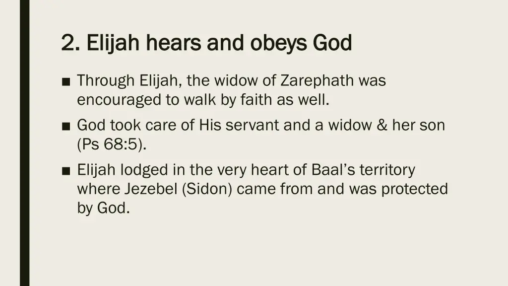 2 elijah hears and obeys god 2 elijah hears