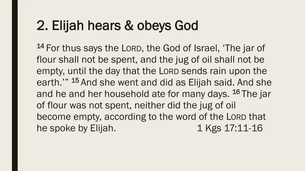 2 elijah hears obeys god 2 elijah hears obeys god 2