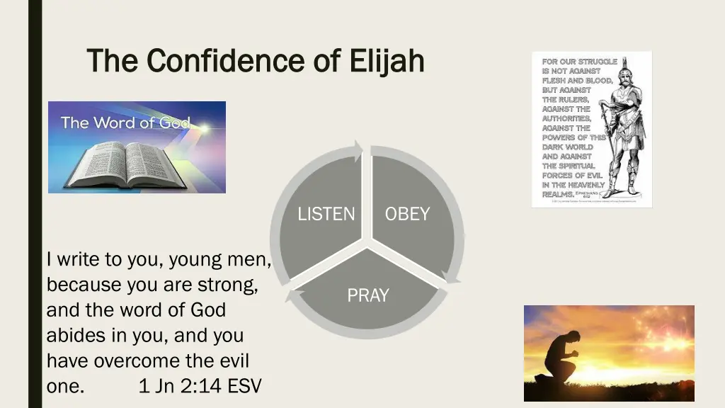 the confidence of elijah the confidence of elijah