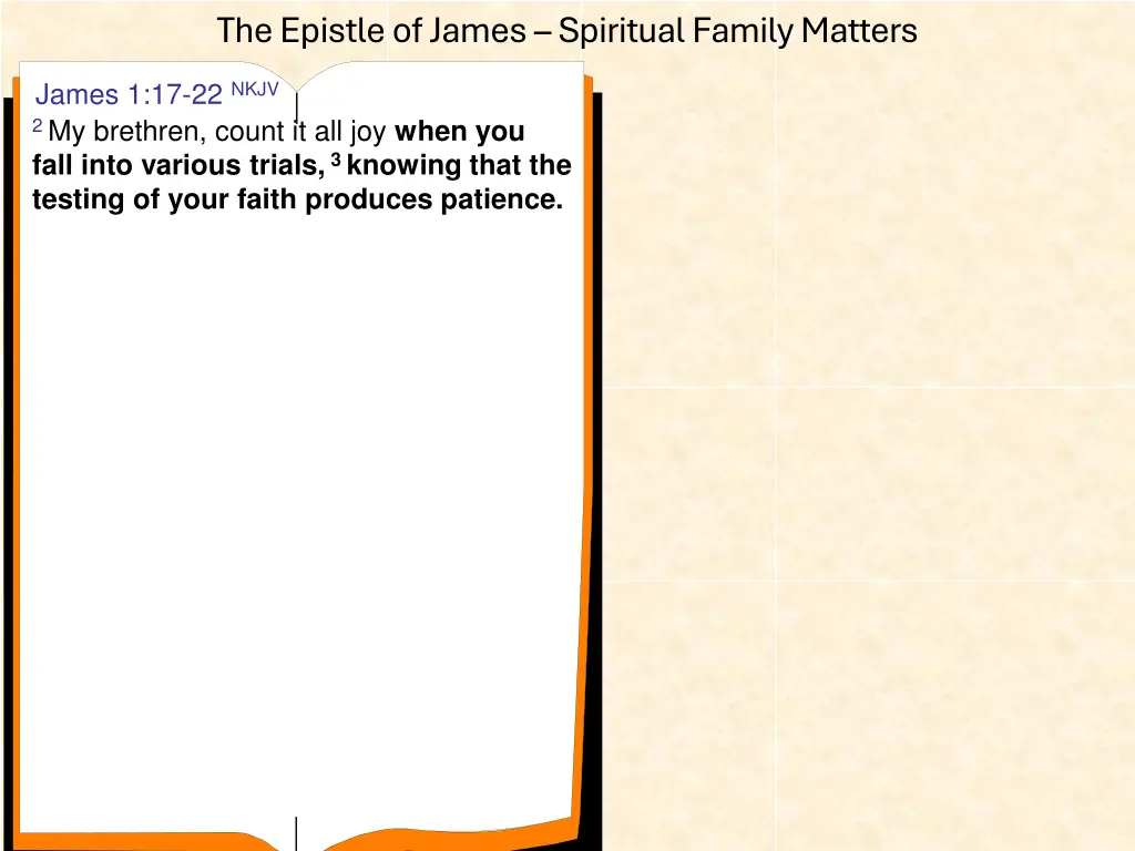 the epistle of james spiritual family matters 1