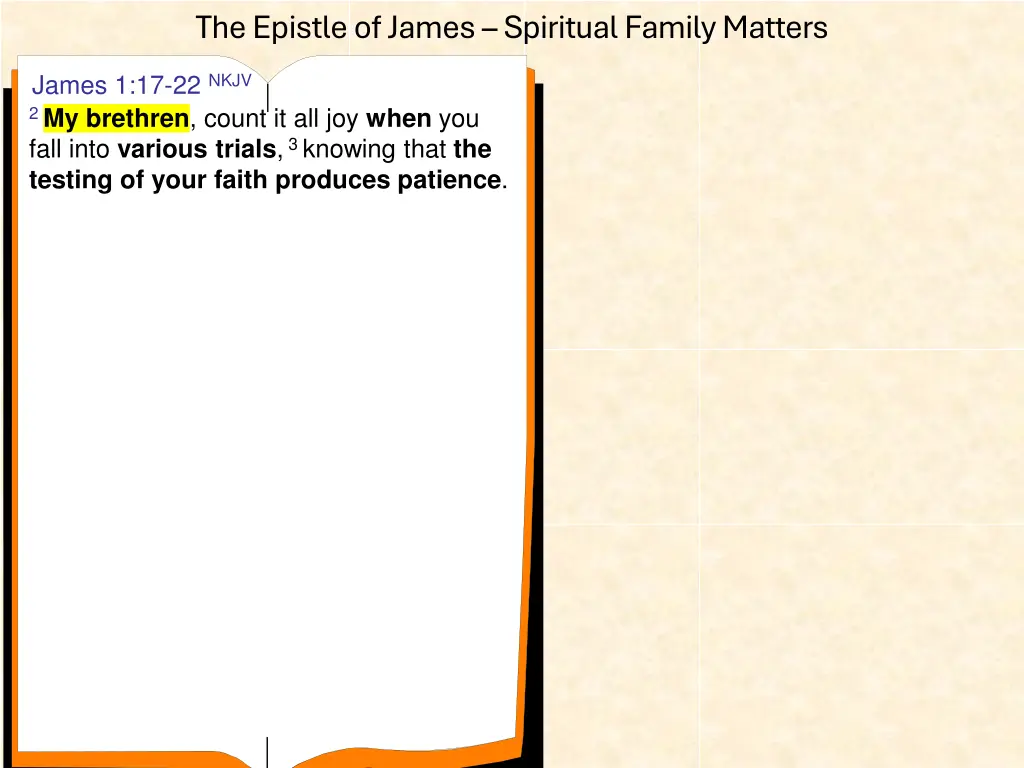 the epistle of james spiritual family matters 2