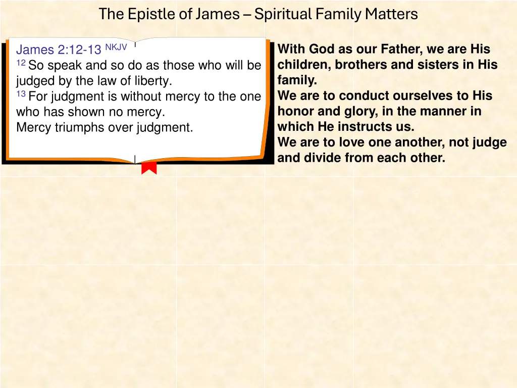 the epistle of james spiritual family matters 20