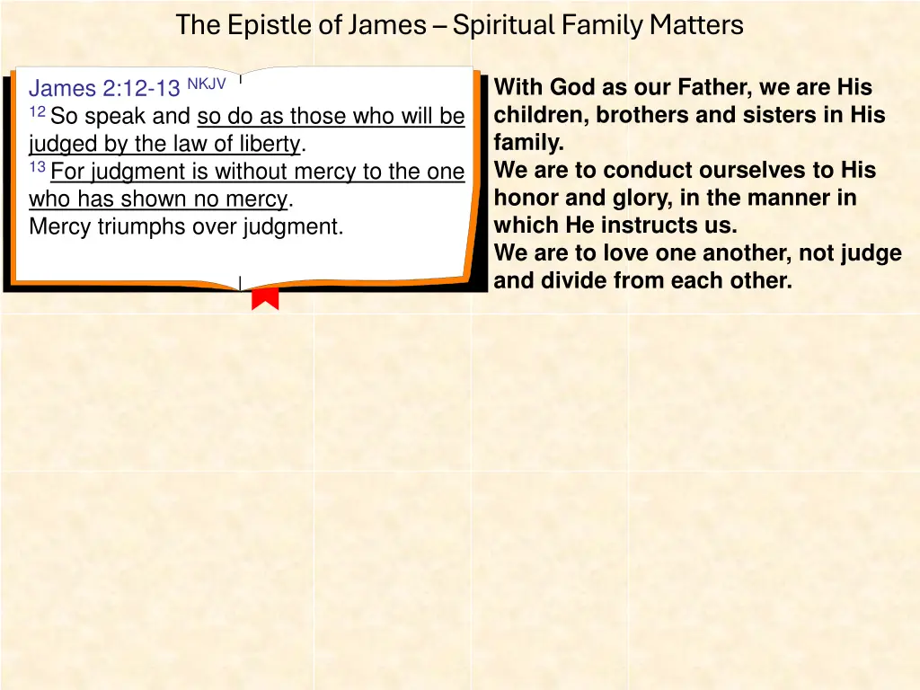 the epistle of james spiritual family matters 22