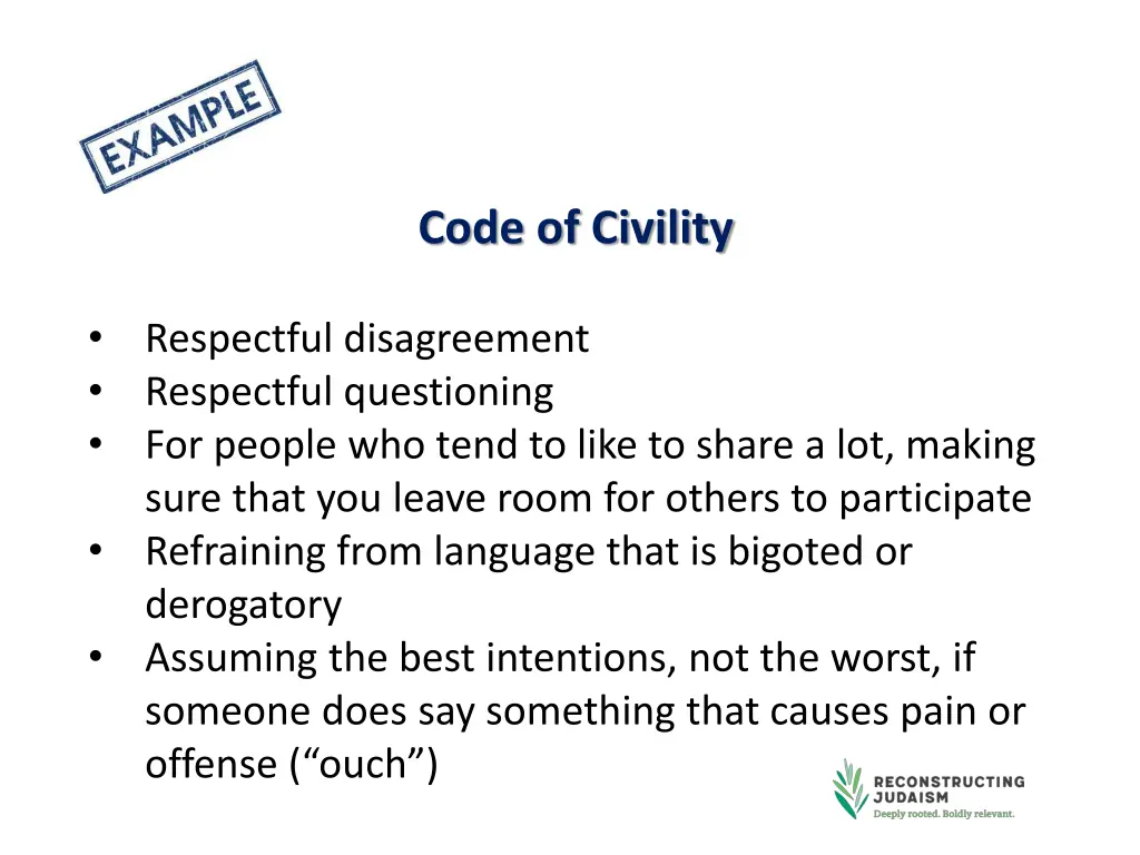 code of civility