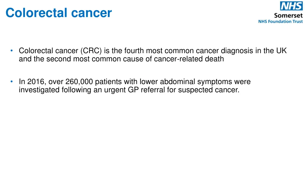 colorectal cancer