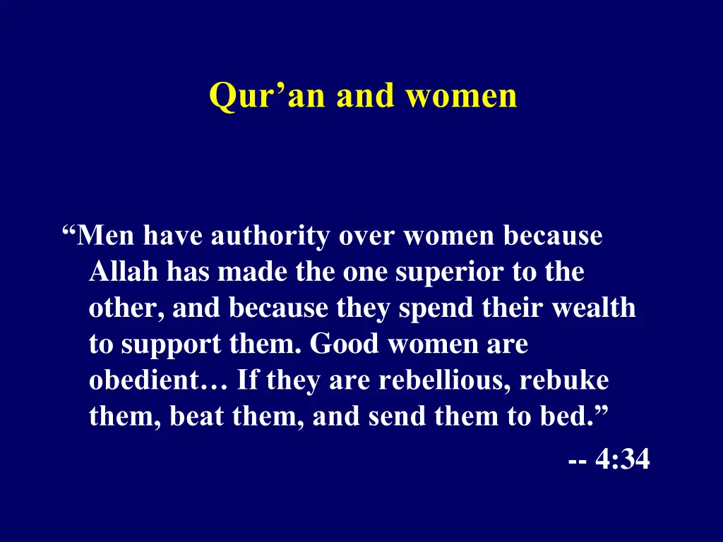 qur an and women