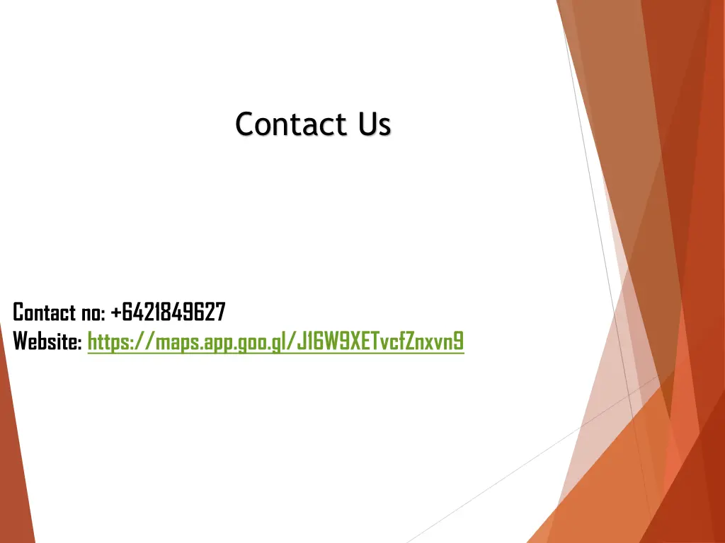 contact us