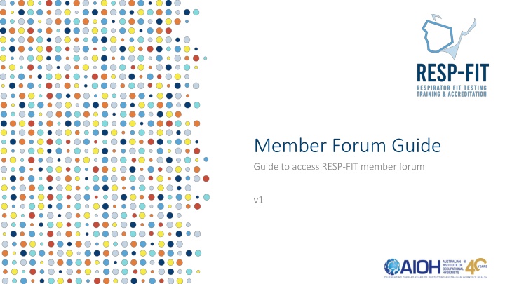 member forum guide guide to access resp