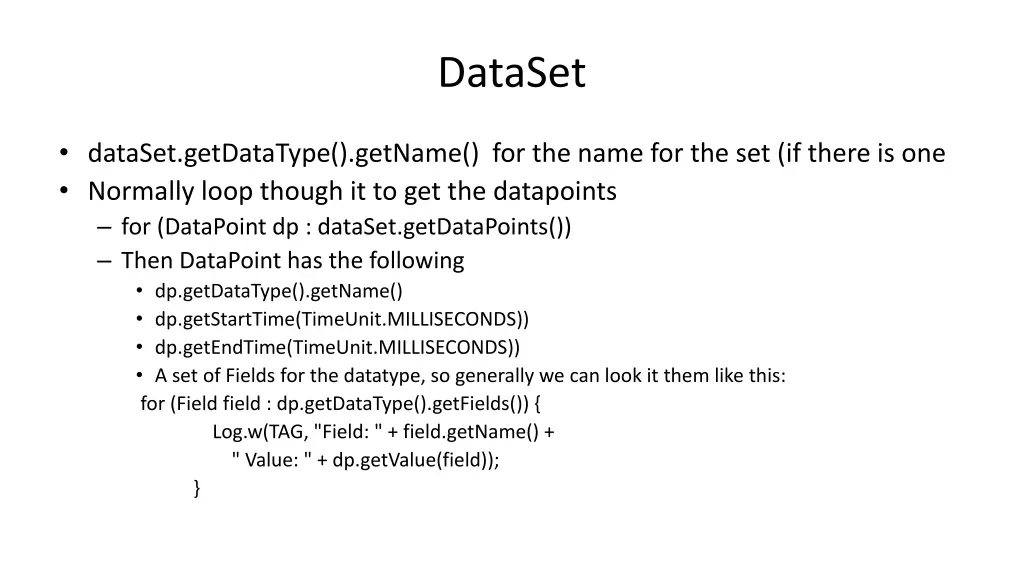 dataset