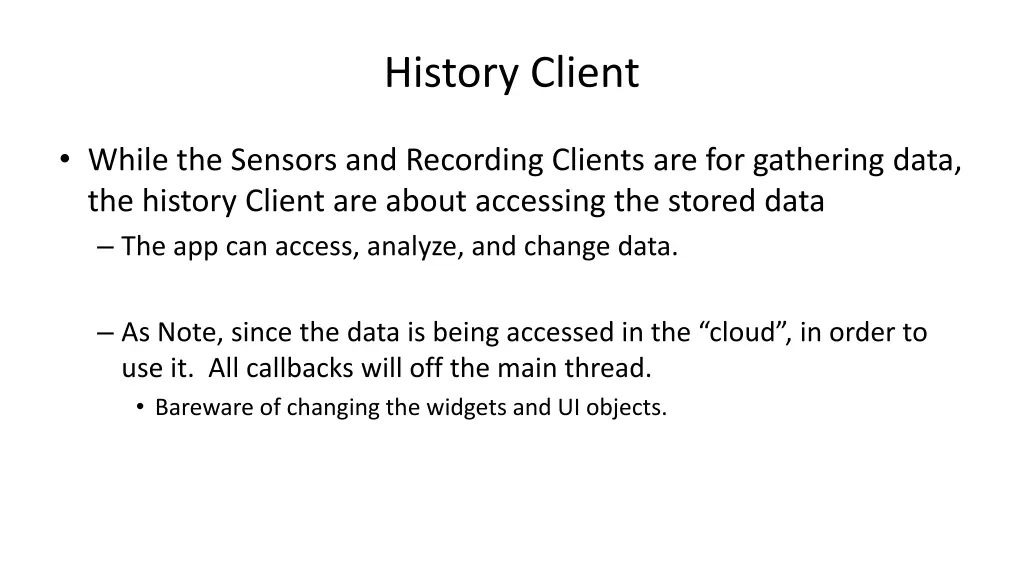 history client 1