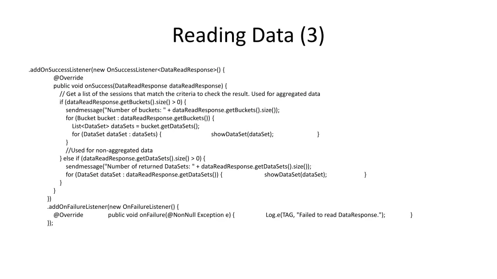 reading data 3