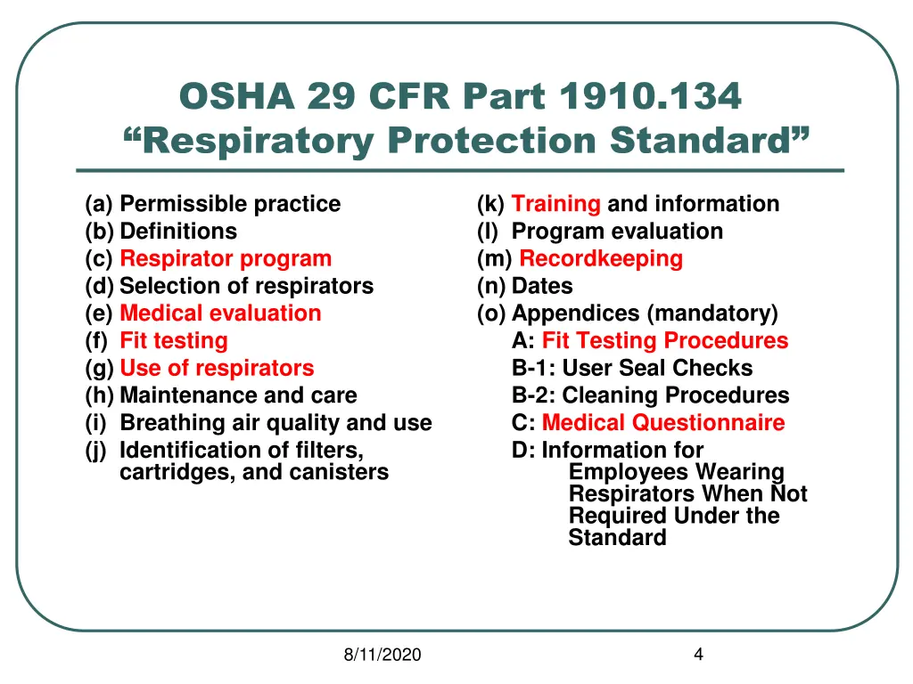 osha 29 cfr part 1910 134 respiratory protection