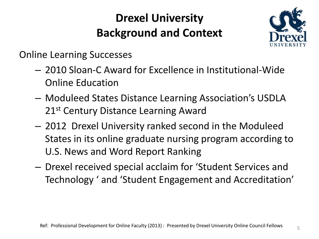 drexel university background and context