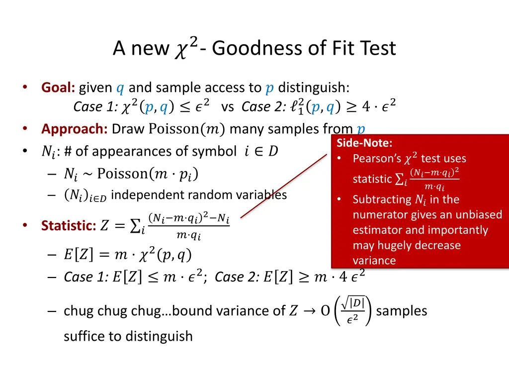 a new 2 goodness of fit test