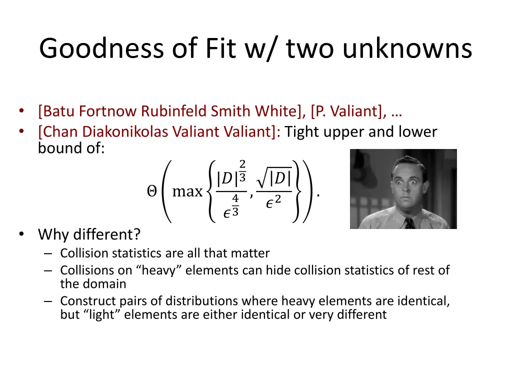 goodness of fit w two unknowns 1