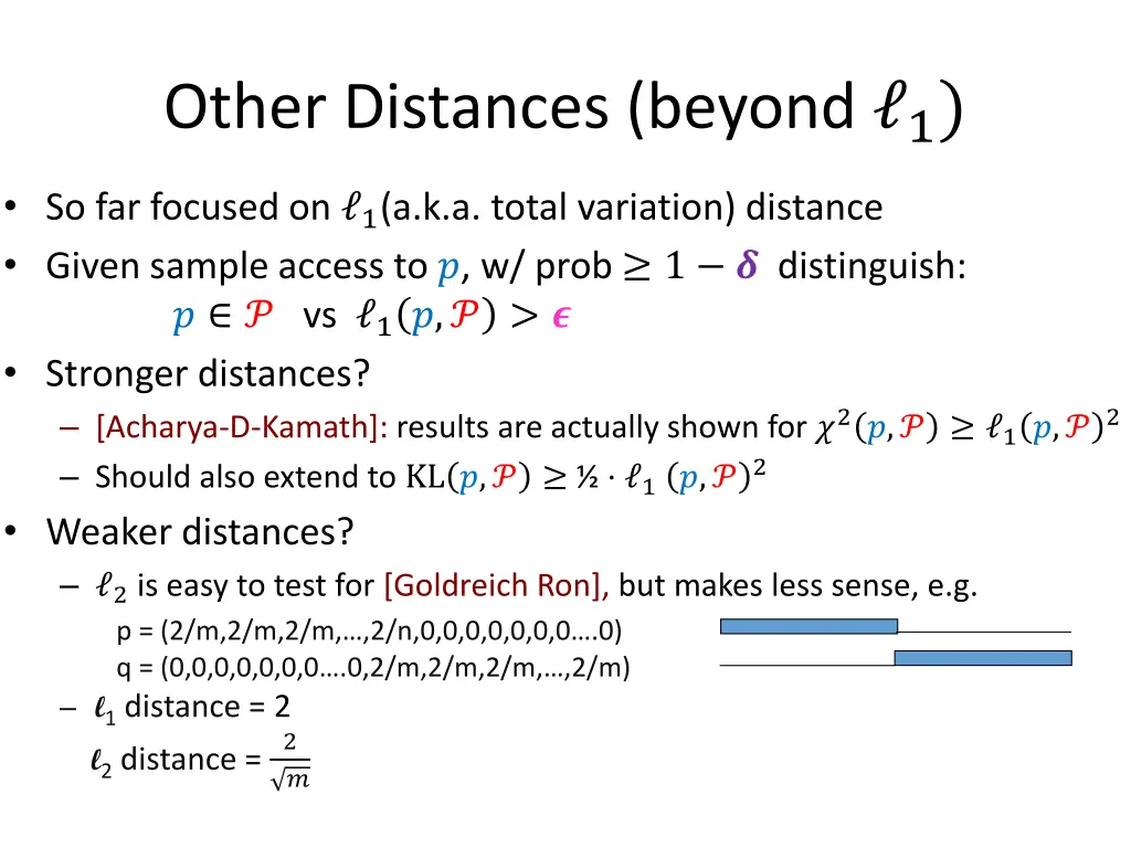 other distances beyond 1