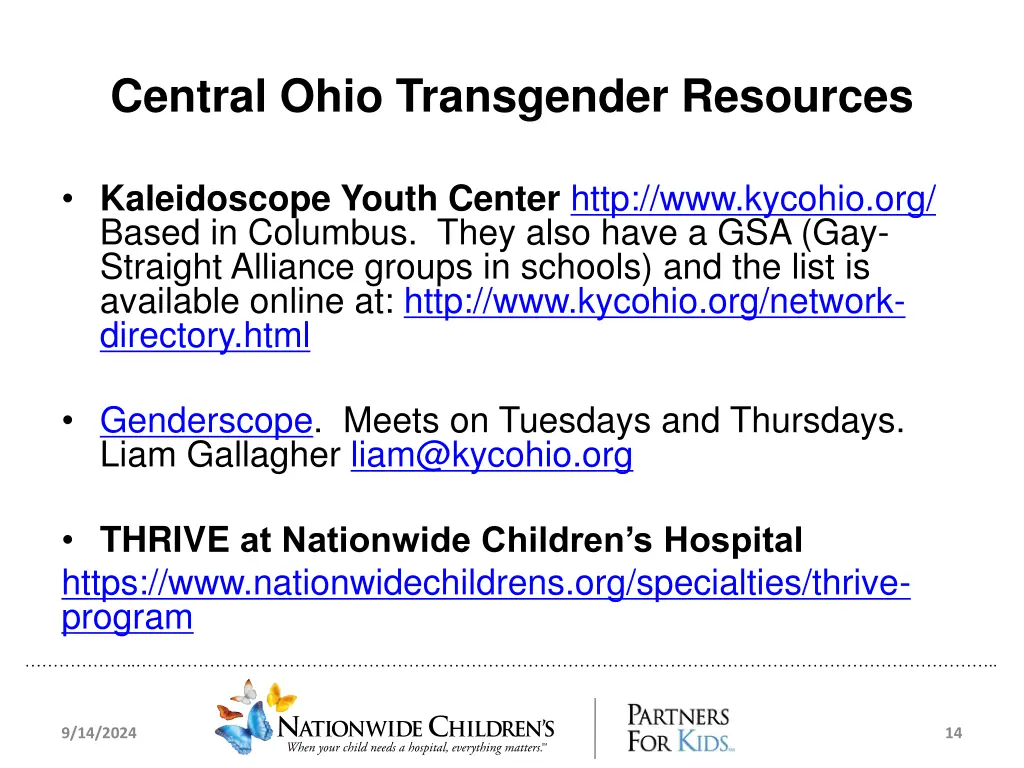 central ohio transgender resources