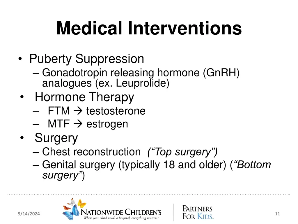 medical interventions