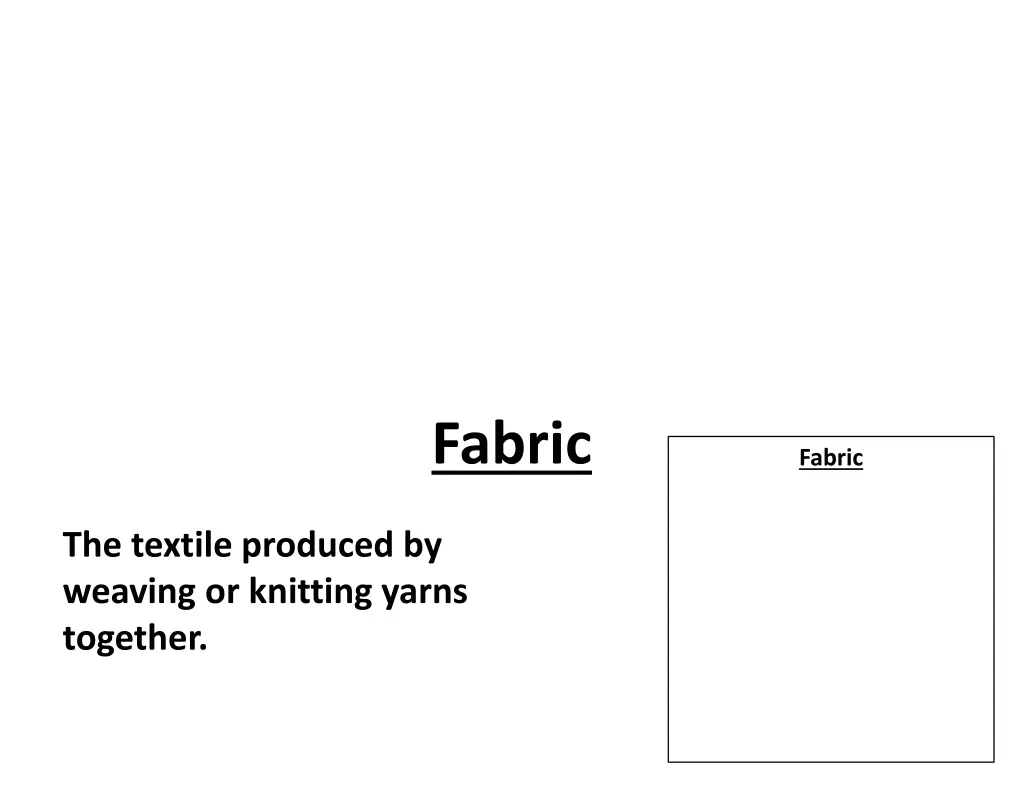 fabric