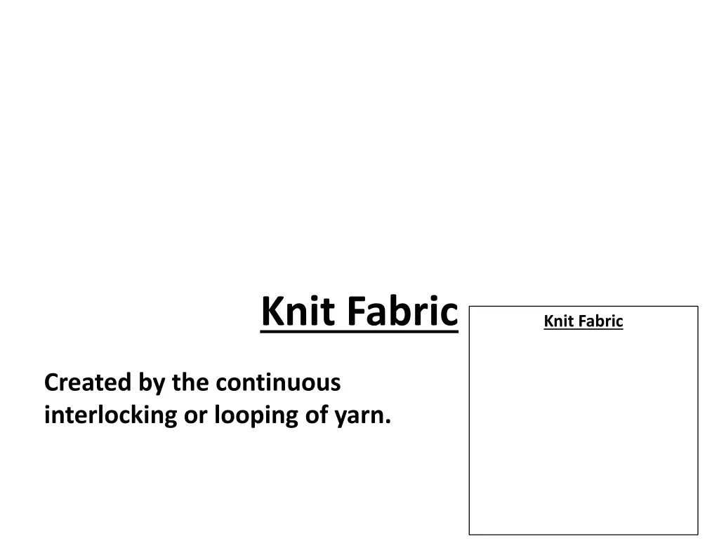 knit fabric