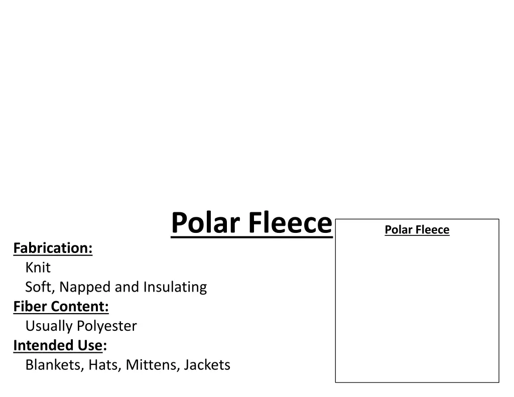 polar fleece