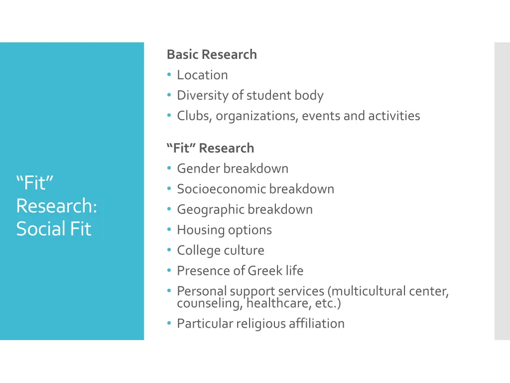 basic research location diversity of student body