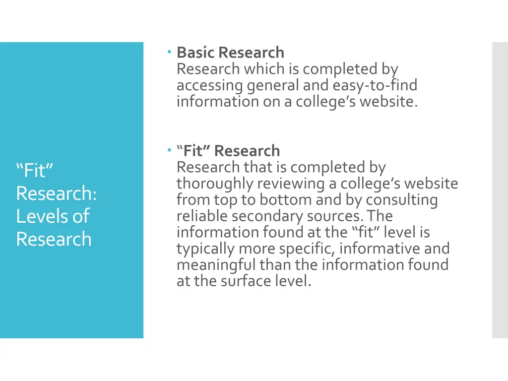 basic research research which is completed